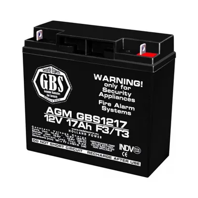 Acumulator 12V 17Ah F3, AGM VRLA, GBS