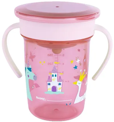 Cupă de antrenament Miniland - Fantasy, 260 ml