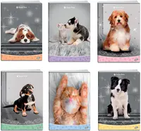 Set de 10 caiete Elisa Sweet Pets - A5, 62 de foi, sortiment