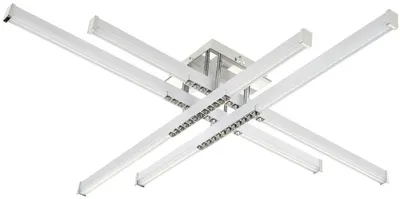 Plafoniera LED cu control inteligent Elbulgaria - Scordia, 3054-4ch, 100W, IP20, crom