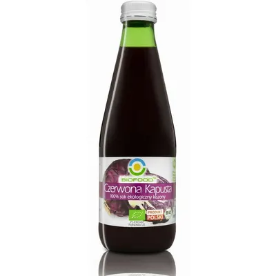 Suc de varza rosie lactofermentata bio 300ml Biofood