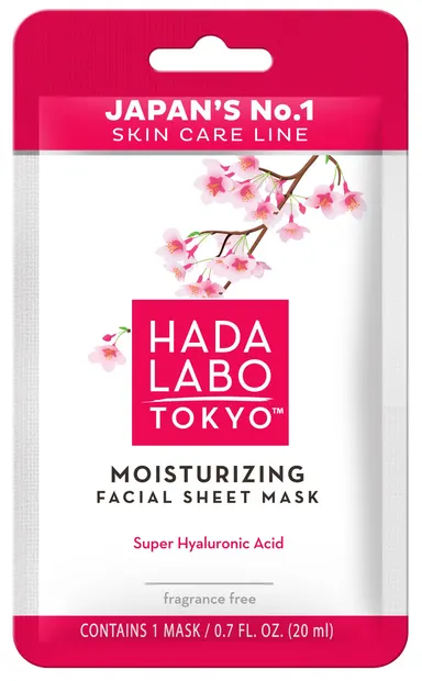 Hada Labo Mască de față textilă hidratantă, 20 ml