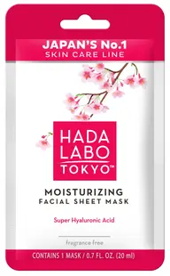 Hada Labo Mască de față textilă hidratantă, 20 ml
