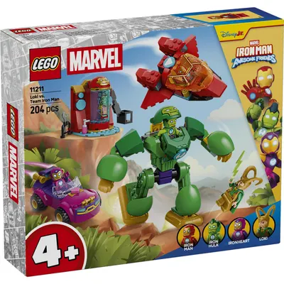LEGO® Disney Junior Marvel - Loki vs echipa lui Iron Man (11211)