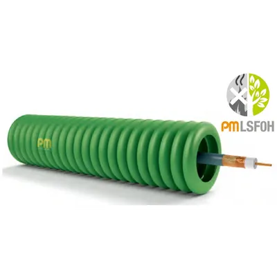 Tub copex cablat, cablu coaxial RG6