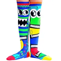 Șosete lungi colorate Madmia pentru băieți fantasy Monster 3-5 ani
