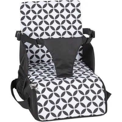 Inaltator scaun masa, FreeON, Fold and Go, Portabil 2 in 1, Conform cu standardele europene EN16120, EN71-3:2021, Black and White