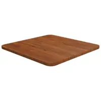 Gossi blat de masa patrat maro inchis 40x40x1,5 cm lemn stejar tratat