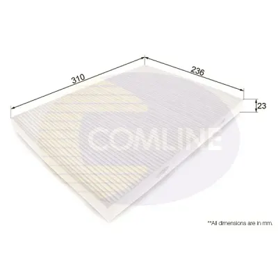 Filtru, aer habitaclu COMLINE EKF291