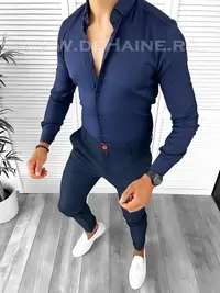 Tinuta barbati smart casual Pantaloni + Camasa B8485