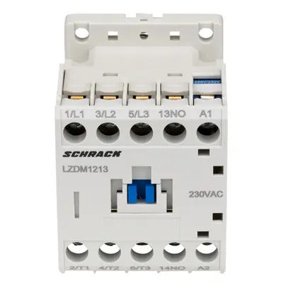Contactor 3 poli, CUBICO Mini, 5,5kW, 12A, 1ND,230Vc.a.