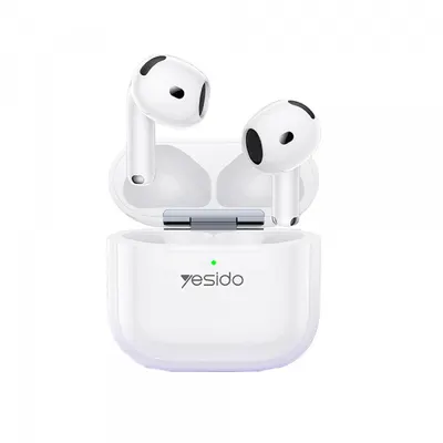 Handsfree Bluetooth Yesido TWS32, TWS, ANC, Alb