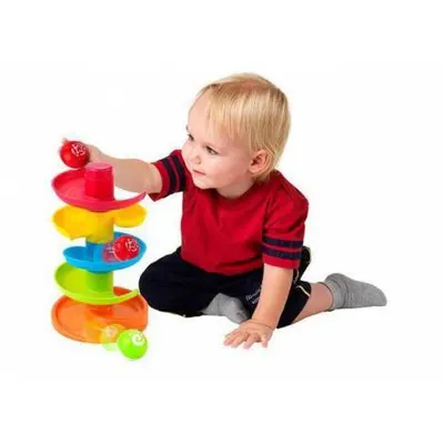 Jucarie interactiva – turnulet cu bilute