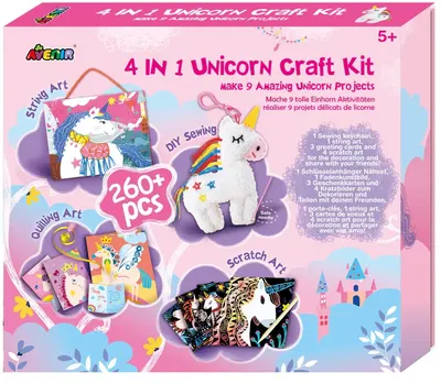 Set creativ 4 в 1 Avenir - Unicorn