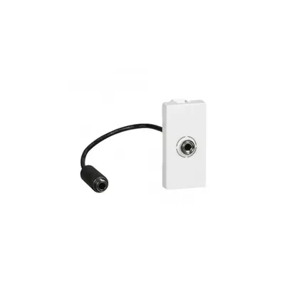 3.5mm Jack priza Mosaic - preterminated - 1 module - alb
