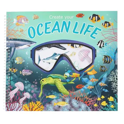 Carte cu stickere, Depesche, Create Your Ocean