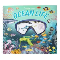 Carte cu stickere, Depesche, Create Your Ocean