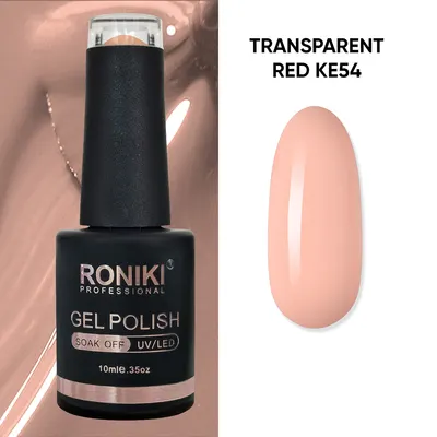 Oja Semipermanenta Roniki Transparent Red KE54