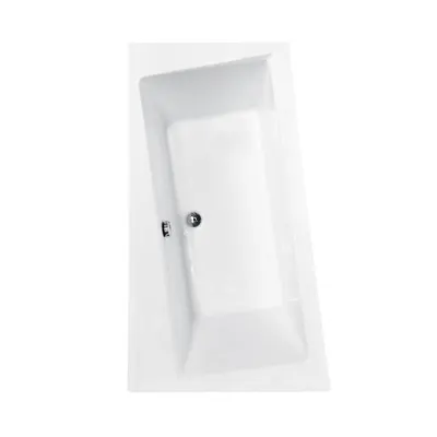 Cada baie asimetrica, acril, 160 x 100 cm, orientare dreapta, Besco Infinity