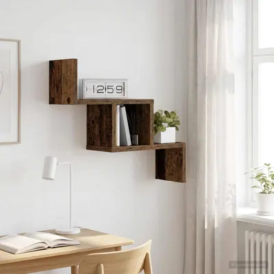vidaXL Raft de perete Lemn vechi 48 x 15 x 42 cm Lemn prelucrat
