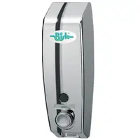 Dozator sapun lichid Bisk, 400 ml, crom lucios, ABS rezistent, montaj pe perete