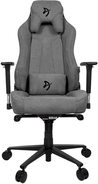 Scaun gaming Arozzi - Vernazza Soft Fabric, gri