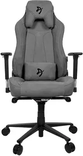 Scaun gaming Arozzi - Vernazza Soft Fabric, gri