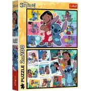 Puzzle Trefl 2x200 Disney Lilo si Stitch Viata Fericita