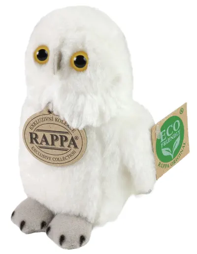 Jucărie de plus Rappa Eco Friends - bufniţă, 13 cm
