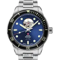Ceas Swiss Military Swiss Military SMA34106.12 Mens Watch Automatic Open-Heart Diver 42mm 20ATM