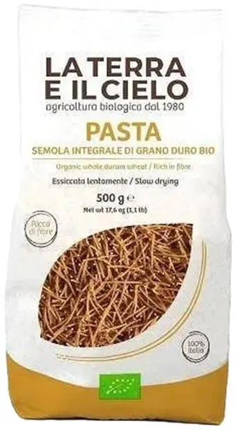 Fideu integral bio, 500 g, La Terra e il Cielo