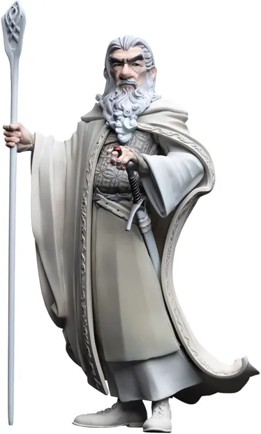 Statuetă Weta Movies: Lord of the Rings - Gandalf the White, 18 cm