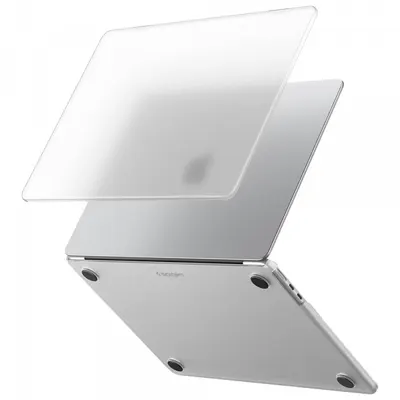 Husa Spigen Airskin pentru Apple MacBook Air 13inch (2026) / (2025) / (2024) / (2022), Transparenta Satinata ACS11530
