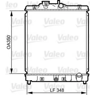 Radiator, racire motor VALEO 734117