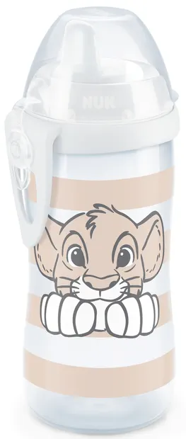 Cană cu cioc tare NUK - Kiddy Cup, 300 ml, Lion King