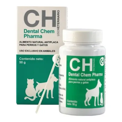 Dental Chem Pharma: Supliment pentru caini si pisici, 50g: cu alge marine, pentru prevenirea placii bacteriene