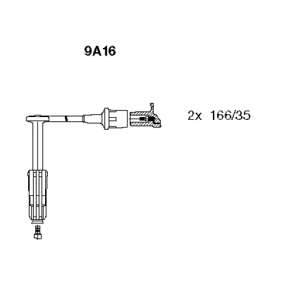 Set cablaj aprindere BREMI 9A16