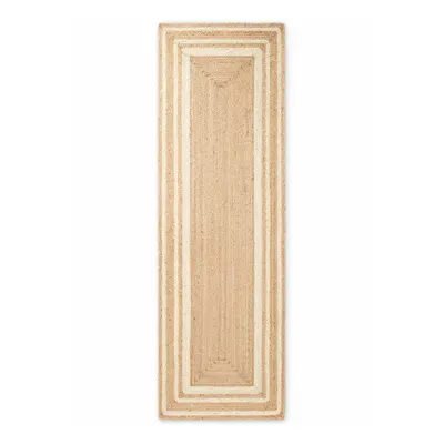 Covor tip traversă crem/în culoare naturală reversibil/țesut manual din iută 80x250 cm Looma – Hanse Home