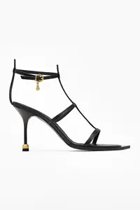 Vanda Novak stilettos cu călcâiul deschis din piele