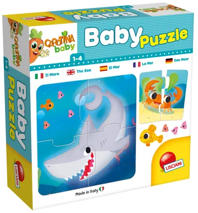 Puzzle pentru bebeluși Lisciani din 6 х 4 piese - Marea