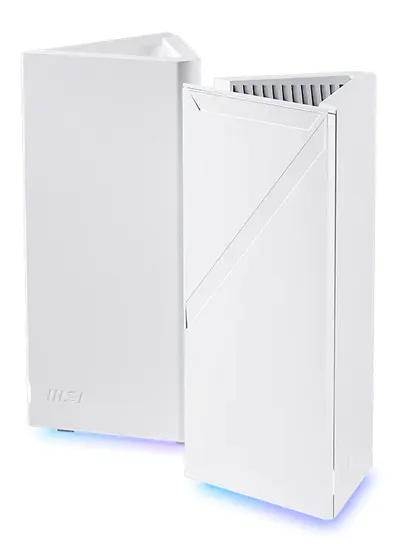 Sistem Wi-Fi MSI - Roamii BE Pro, până la 11Gbps, 2 module, alb