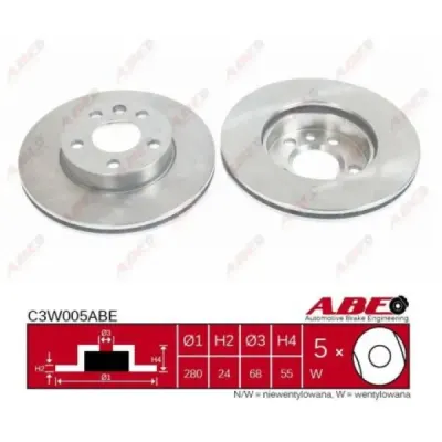 Disc frana ABE C3W005ABE
