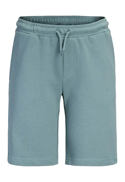 Pantaloni scurti cu snur si buzunare - Albastru petrol