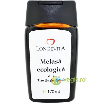Melasa din Trestie de Zahar Ecologica/Bio 170ml Longevita