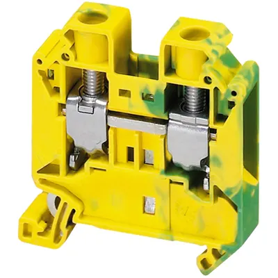 Bloc Terminal Cu Impamantare Linergy35Mm² 1Nivel 1X1 Conex. Cu ArcVerde-Galben