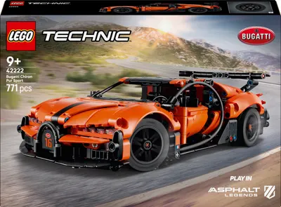 Constructor LEGO Technic - Hipermașina Bugatti Chiron Pur Sport (42222)