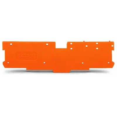 End and intermediate plate; 1.1 mm thick; orange