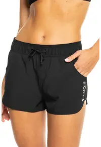 Pantaloni de scurti de baie cu snur Wave 2 - Negru