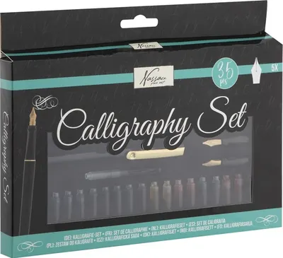 Set de caligrafie Nassau - 35 piese
