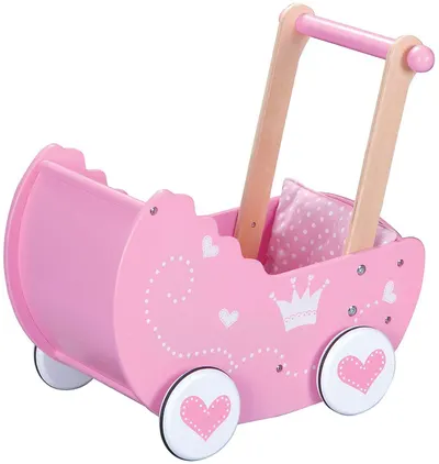 Carucior pentru papusi Lelin - Roz